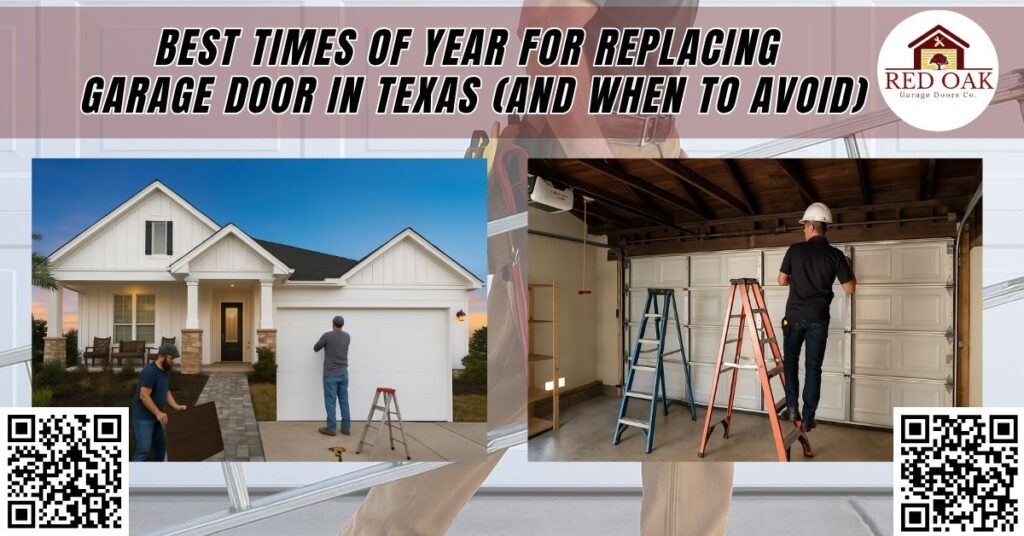 Best Times of Year for Replacing Garage Door in Texas (And When to Avoid) - Red Oak Garage Doors Co.