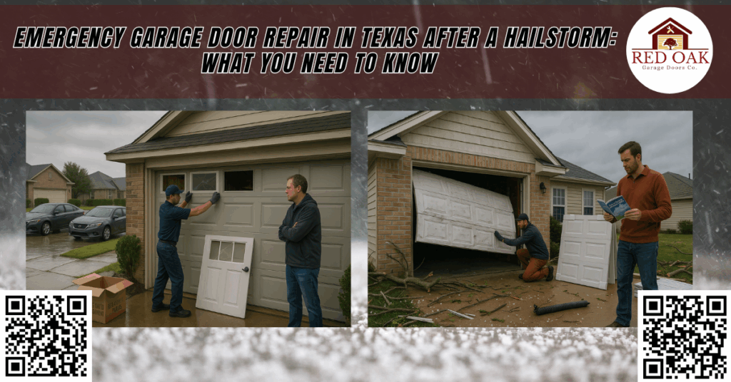 Emergency Garage Door Repair in Texas After a Hailstorm: What You Need to Know - Red Oak Garage Doors Co.