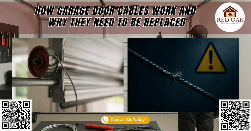 How Garage Door Cables Work and Why They Need to Be Replaced - Red Oak Garage Doors Co.