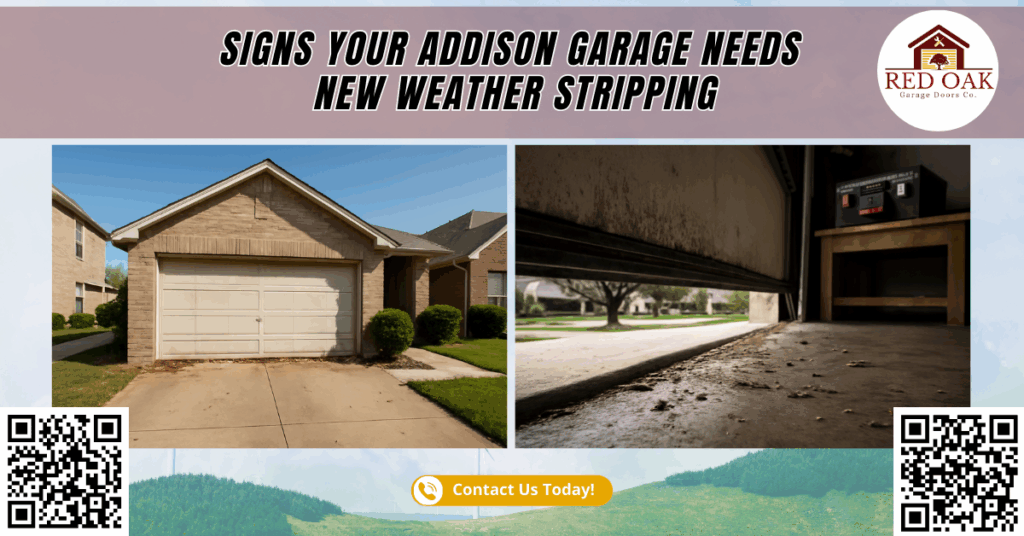 Signs Your Addison Garage Needs New Weather Stripping - Red Oak Garage Doors Co.