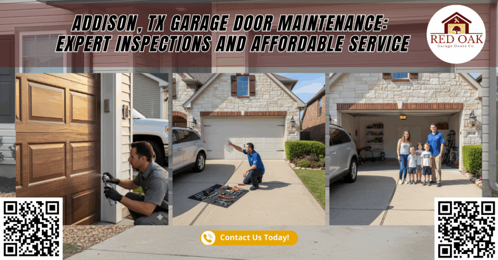 Addison, TX Garage Door Maintenance: Expert Inspections and Affordable Service - Red Oak Garage Doors Co.