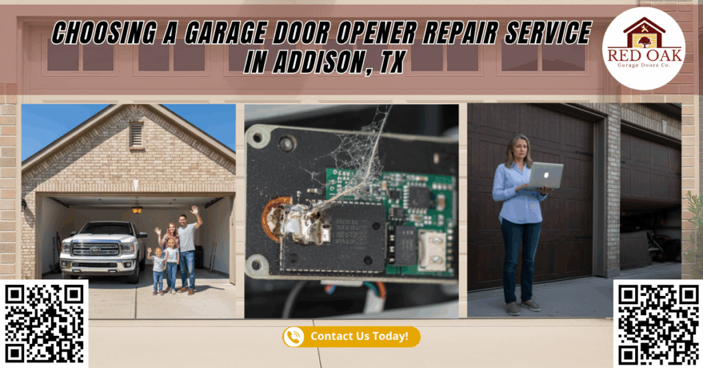 Choosing a Garage Door Opener Repair Service in Addison, TX - Red Oak Garage Doors Co.